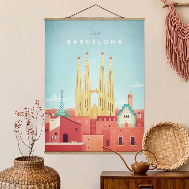 Déco mur cuisine Poster de voyage - Barcelone