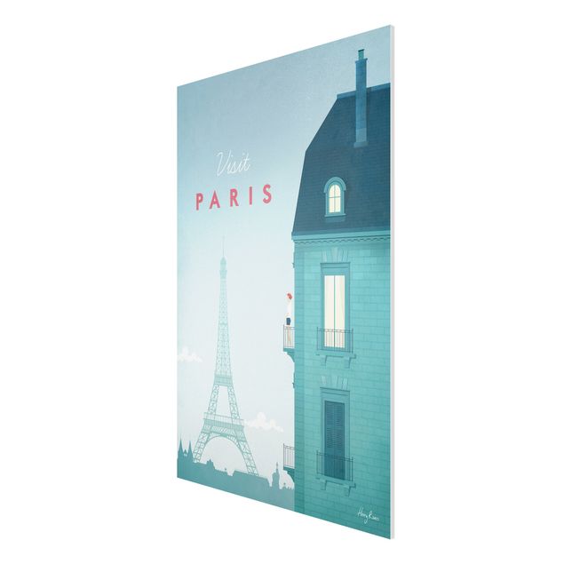 Tableau style vintage Poster de voyage - Paris