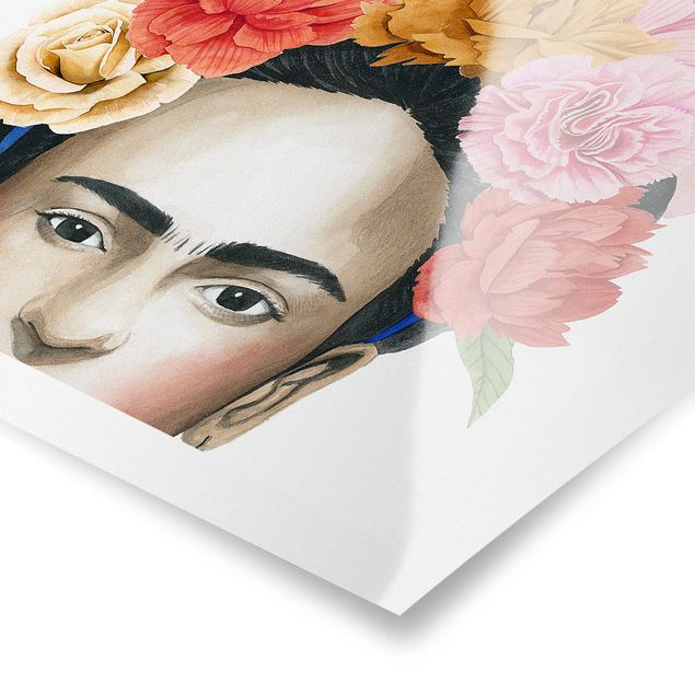 Tableaux muraux Pensées de Frida - Fleurs
