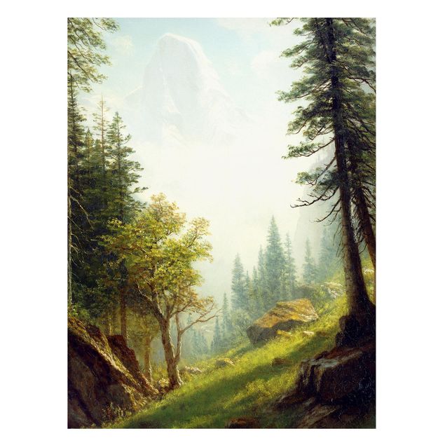 Tableaux paysage Albert Bierstadt - Parmi les Alpes bernoises