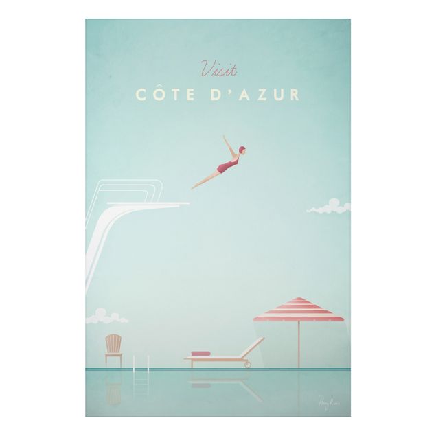 Tableau paysage Poster de voyage - Côte D'Azur