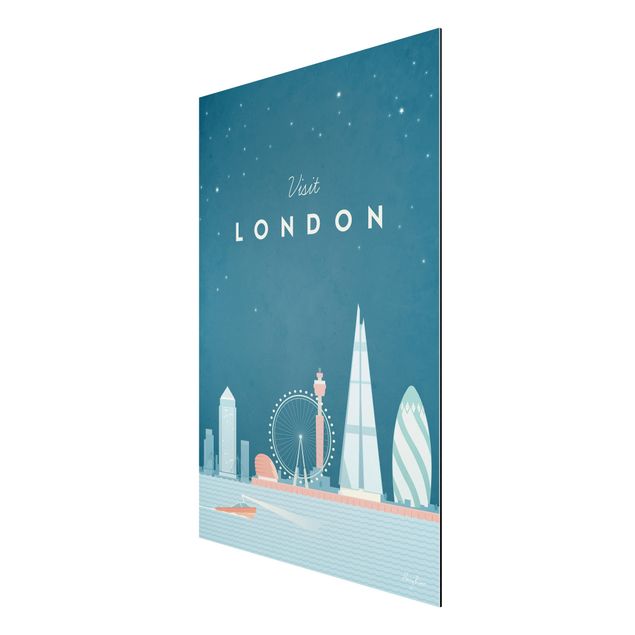 Tableaux vintage Poster de voyage - Londres