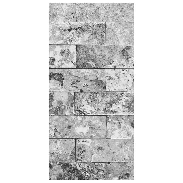 Panneau de séparation - Stone Wall Natural Marble Grey