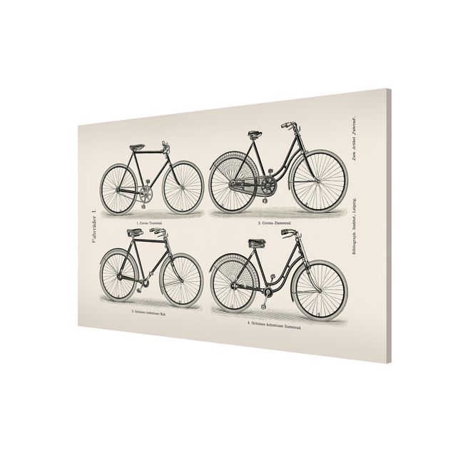 Tableau rétro Poster Vintage Bicyclettes