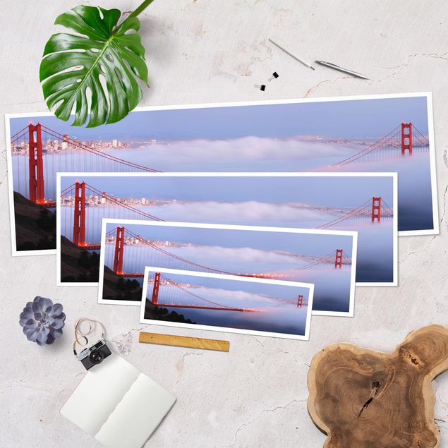 Poster panoramique architecture & skyline - San Francisco'S Golden Gate Bridge
