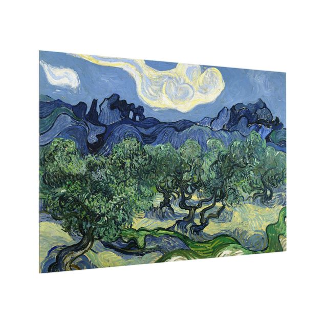 Tableau Pointillisme Vincent Van Gogh - Oliviers