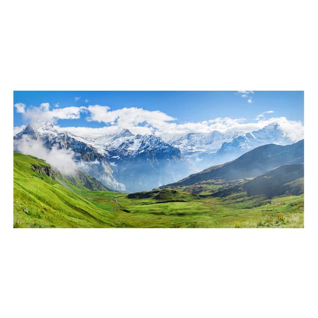 Tableaux paysage Panorama alpin de Swizz
