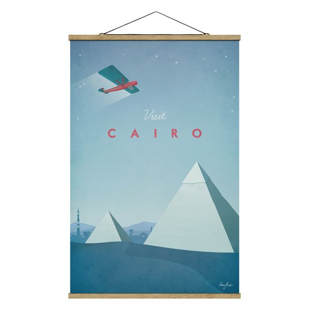 Tableau reproduction Poster de voyage - Le Caire