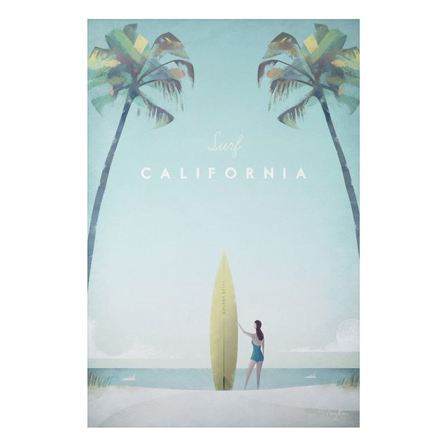 Tableau paysages Poster de voyage - Californie
