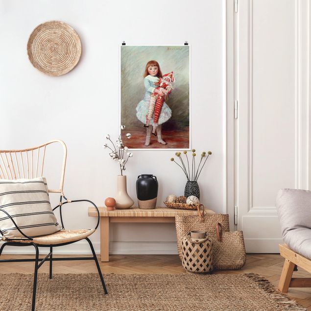 Tableaux Impressionnisme Auguste Renoir - Suzanne avec la marionnette Arlequin