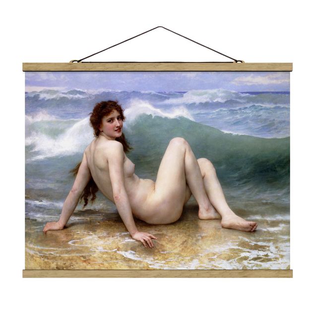 Tableau bord de mer William Adolphe Bouguereau - La vague