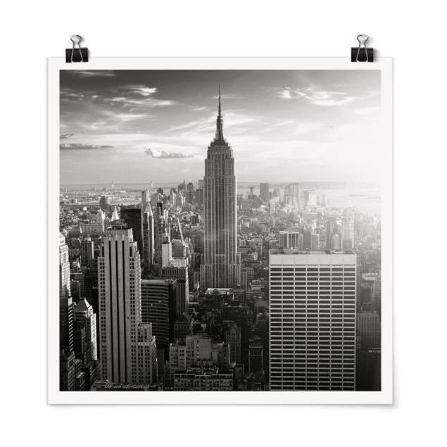 Posters villes Manhattan Skyline