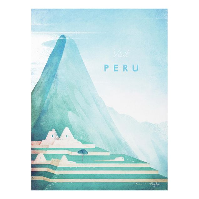 Tableau paysage Poster de voyage - Pérou