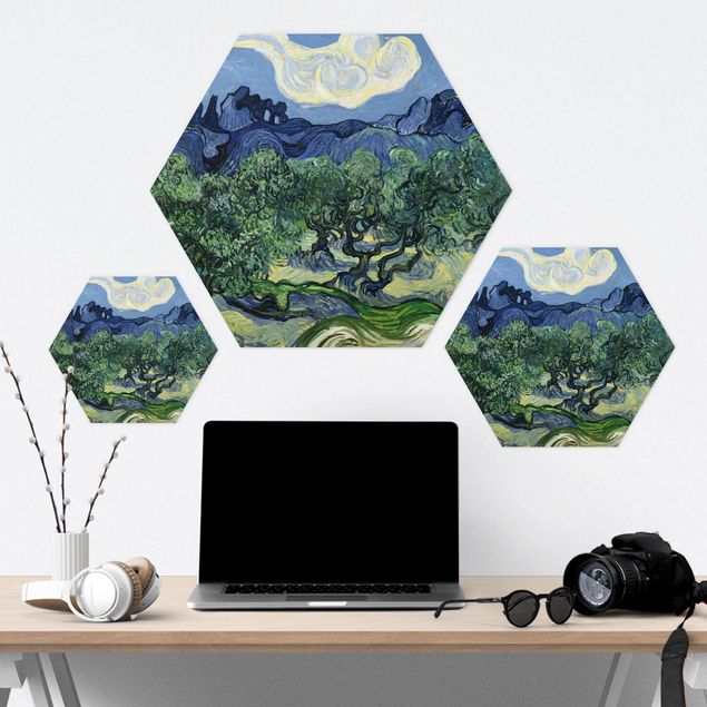 Tableaux nature Vincent Van Gogh - Oliviers