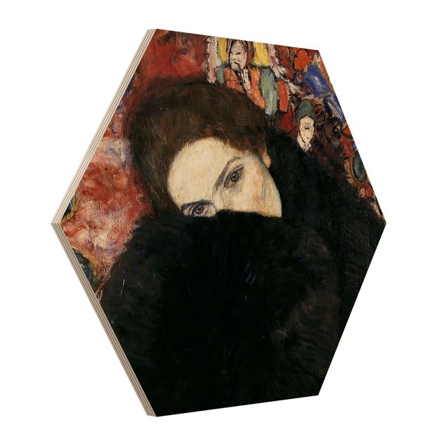 Tableau Klimt Gustav Klimt - Dame avec une moufle