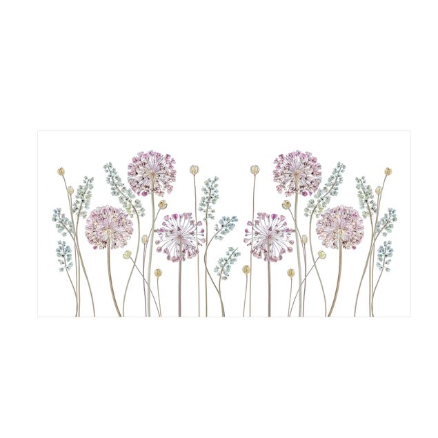 tapis contemporain Illustration d'Allium