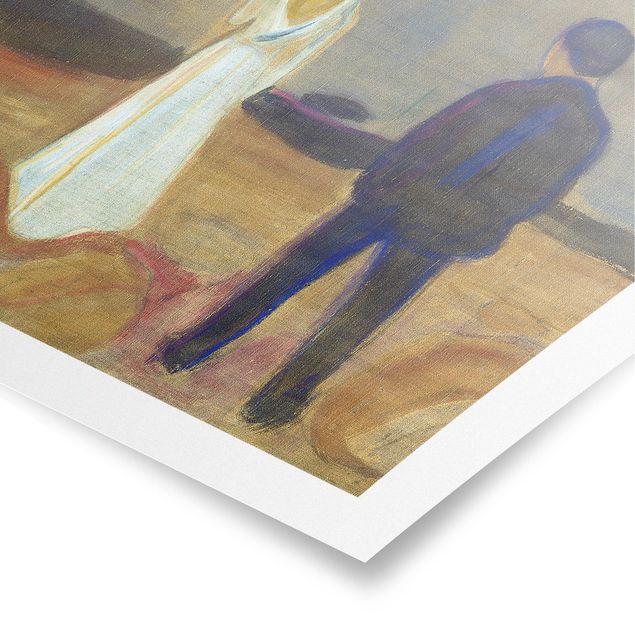 Tableaux modernes Edvard Munch - Deux humains. Les solitaires (Reinhardt-Fries)