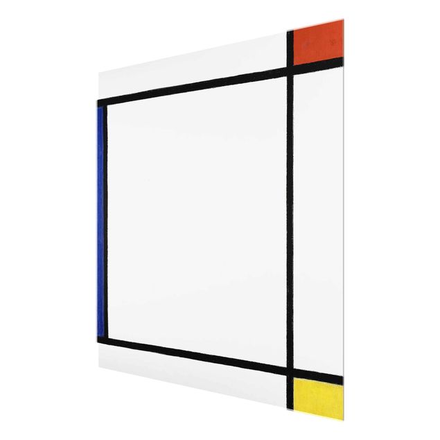 Tableaux Piet Mondrian - Composition III avec rouge, jaune et bleu