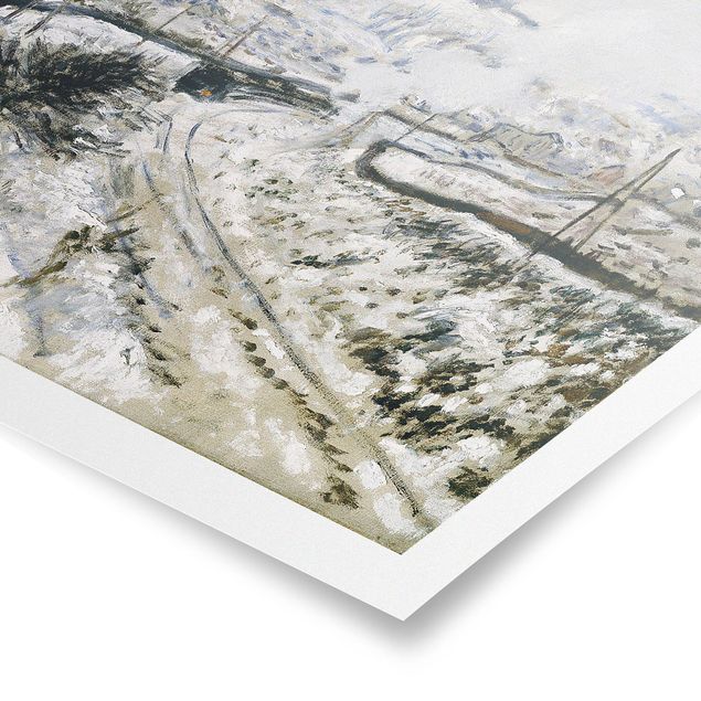 Tableaux Artistiques Claude Monet - Train dans la neige à Argenteuil