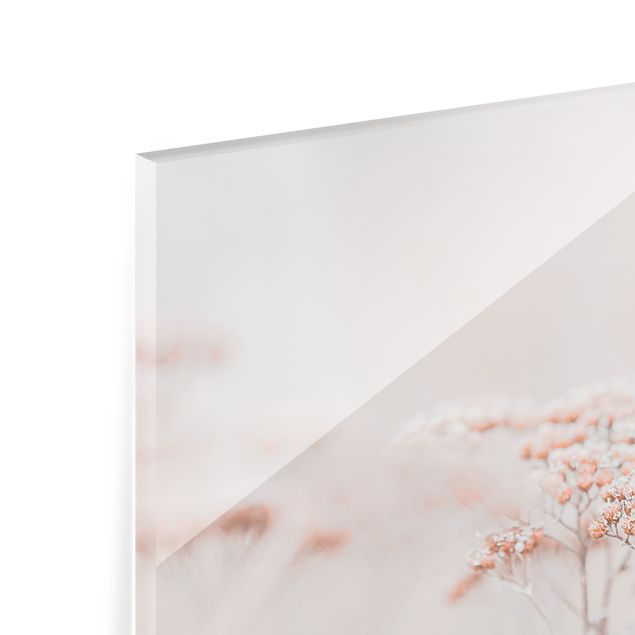 Fonds de hotte - Pale Pink Wild Flowers - Format paysage 3:2