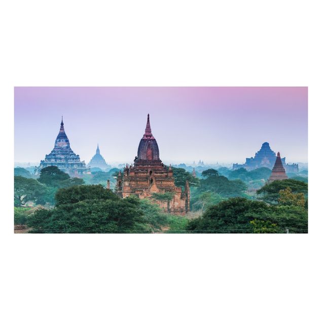 Tableau paysages Parc du temple de Bagan