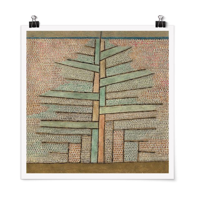 Tableau arbre Paul Klee - Pin