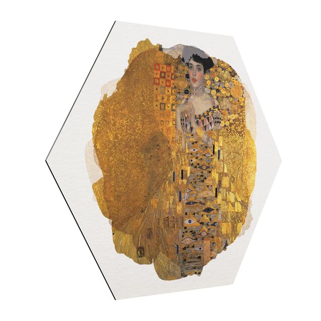 Tableau moderne Aquarelles - Gustav Klimt - Portrait Of Adele Bloch-Bauer I