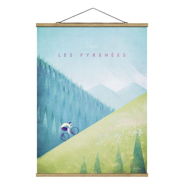 Tableaux nature Poster de voyage - Les Pyrénées
