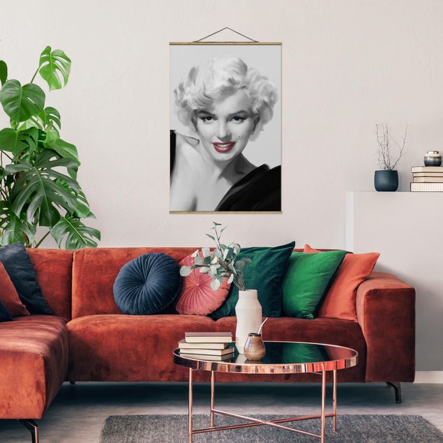 Tableaux moderne Marilyn sur le canapé