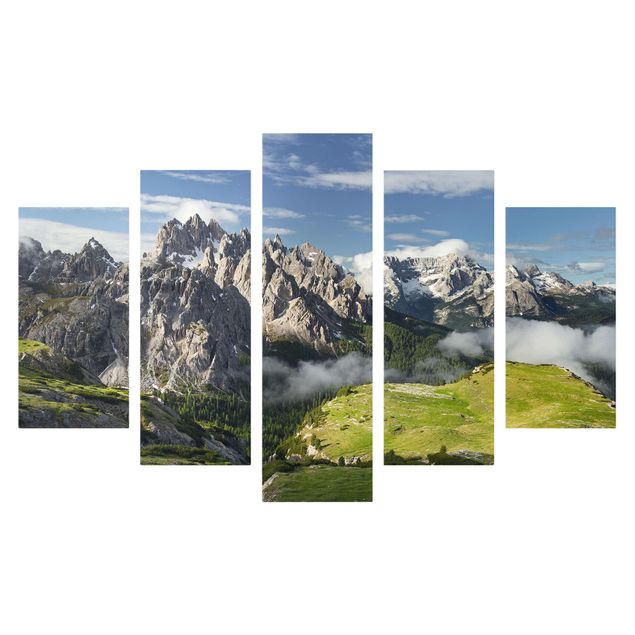 Tableaux modernes Alpes italiennes