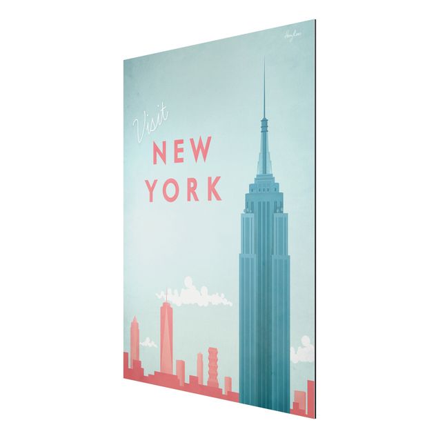 Tableaux vintage Poster de voyage - New York