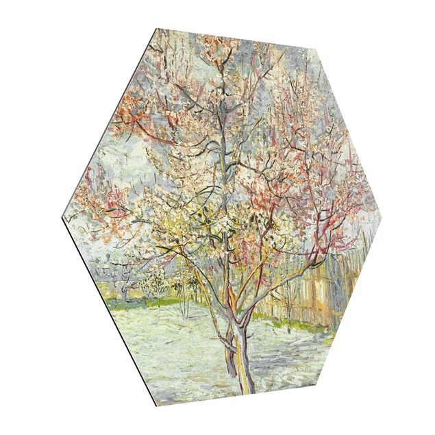Tableau arbres Vincent van Gogh - Pêchers en fleur