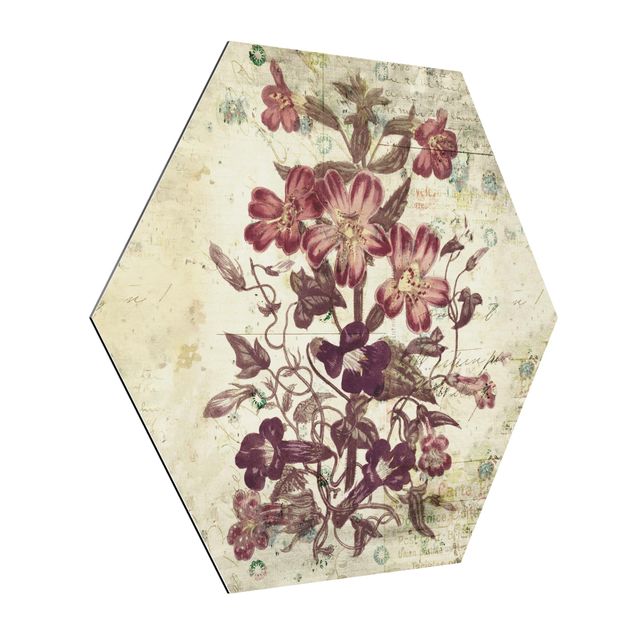Tableaux citations Dessin Floral Vintage