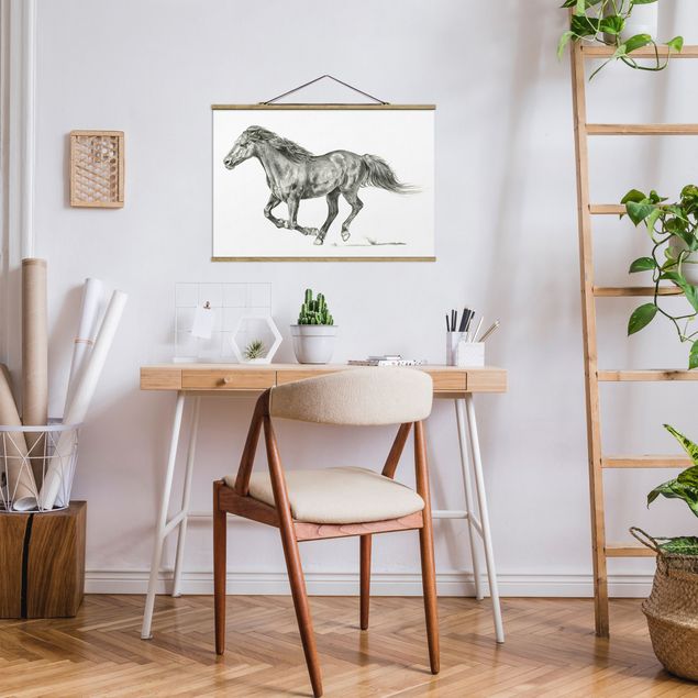 Tableau chevaux Cheval sauvage - Jument