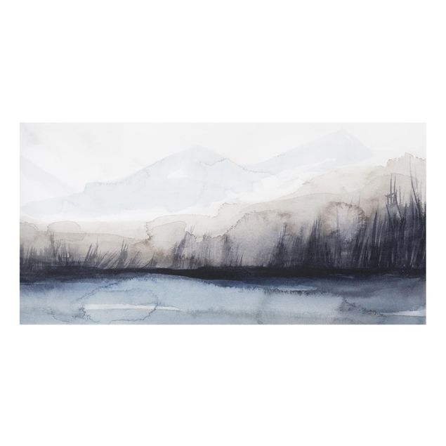 Fond de hotte - Lakeside With Mountains I