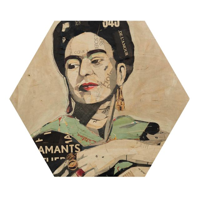 Reproductions tableaux Frida Kahlo - Collage No.4