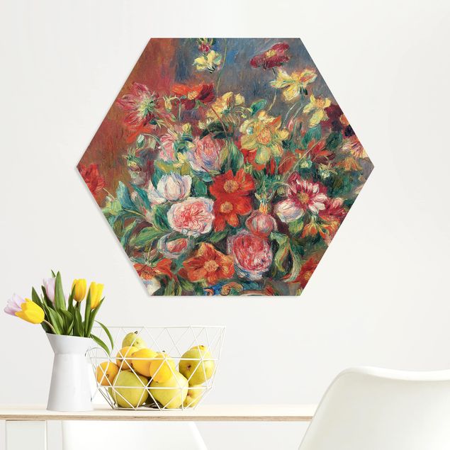Déco murale cuisine Auguste Renoir - Vase à fleurs