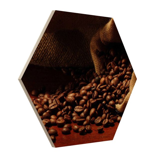 Hexagone en bois - Dulcet Coffee