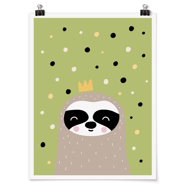Poster animaux Le paresseux - The Most Slothful