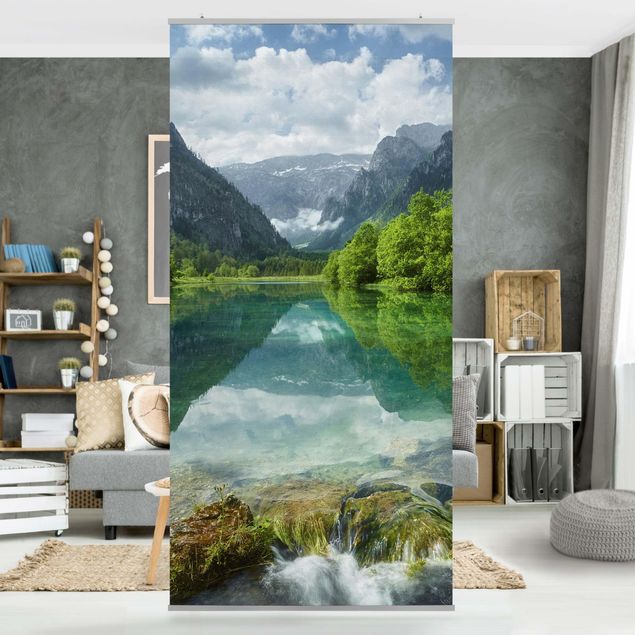 Tableaux de Rainer Mirau Lac de montagne avec reflet de l'eau