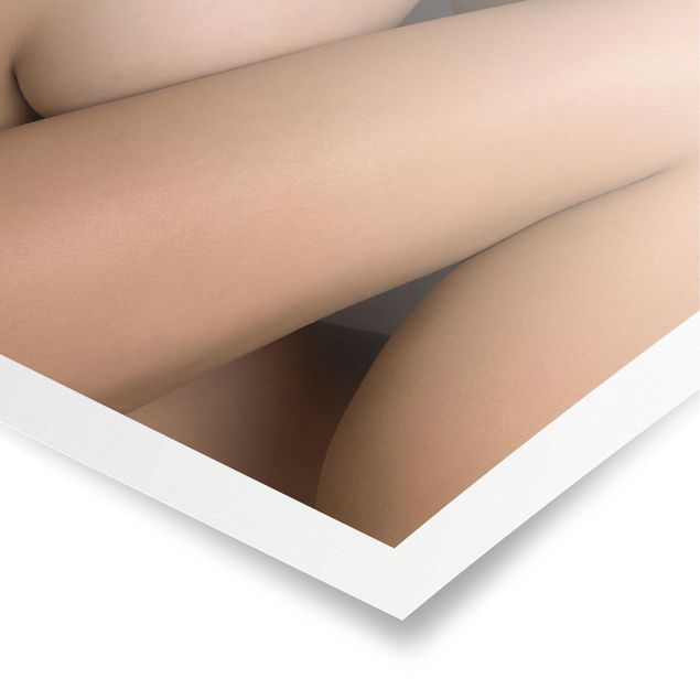 Tableaux muraux Photo latérale de femme nue
