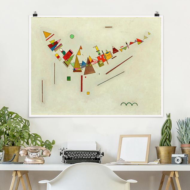 Déco murale cuisine Wassily Kandinsky - Balancement angulaire