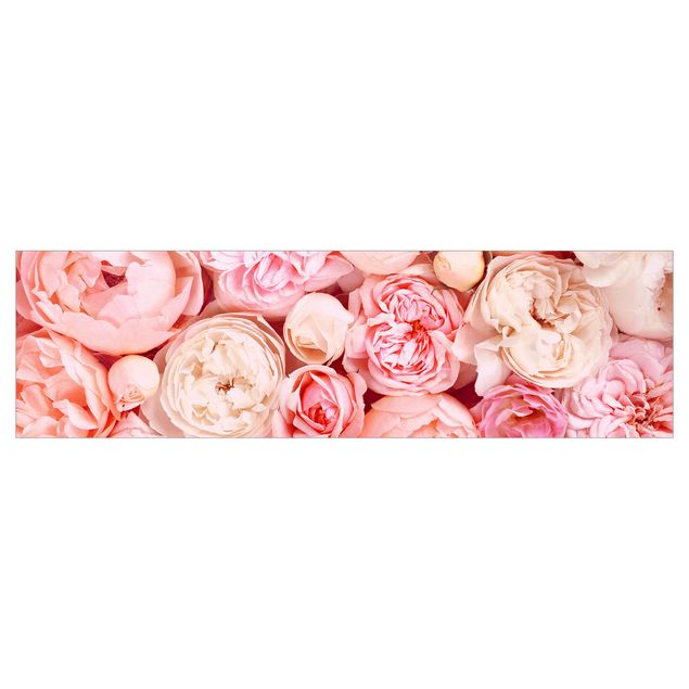 Revêtement cuisine - Roses Rosé Coral Shabby