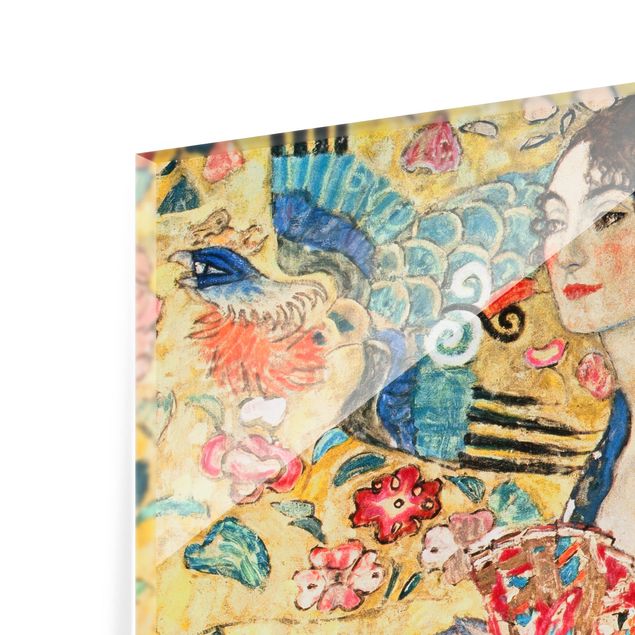 Copie tableaux Gustav Klimt - Dame à l'éventail