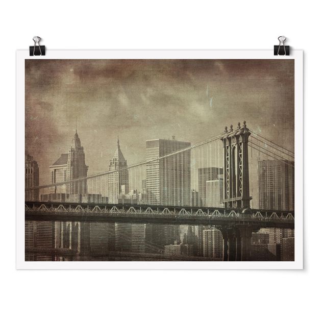 Poster retro Vintage New York City