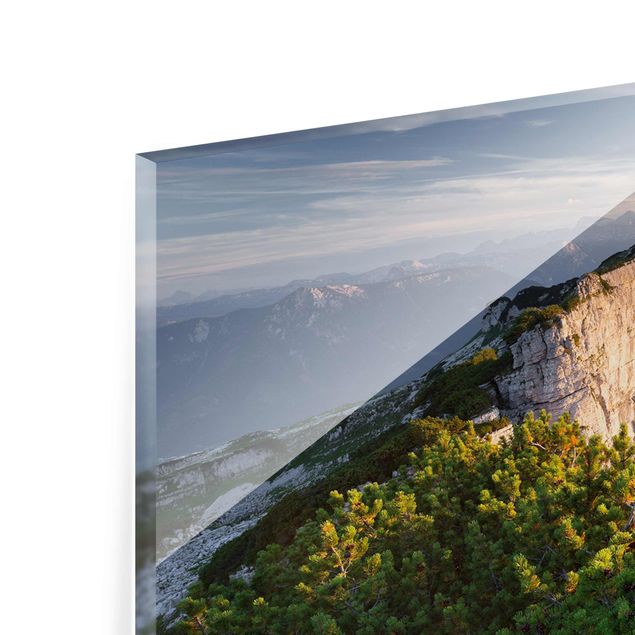 Tableau verre paysage Loser North Wall en Autriche