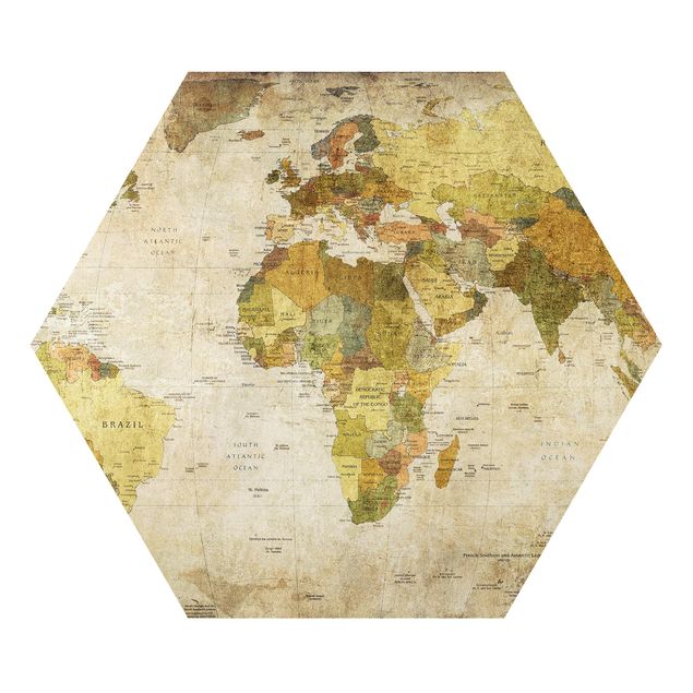 Tableau vert World map