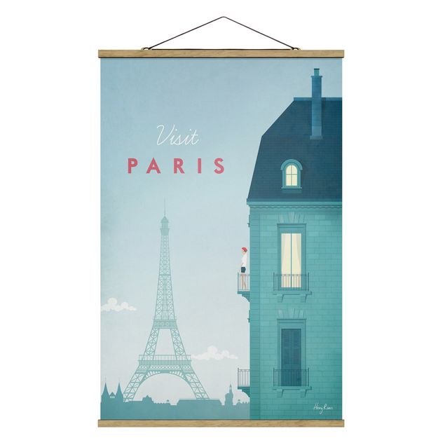 Tableau ville Poster de voyage - Paris