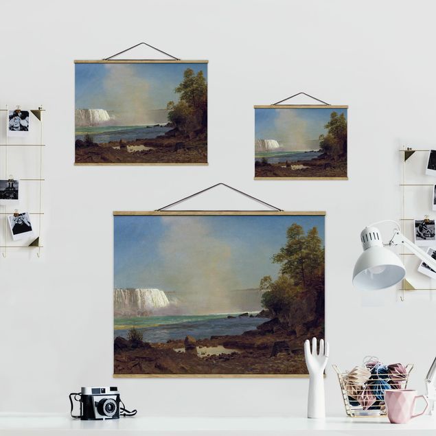 Tableau deco nature Albert Bierstadt - Chutes du Niagara