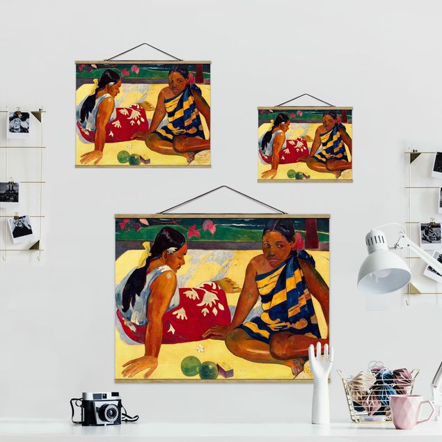 Tableaux reproductions Paul Gauguin - Parau Api (Deux femmes de Tahiti)